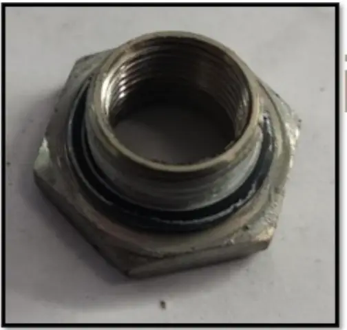 Adaptador hexagonal 32 mm, rosca 22 × 1,5 / 18 × 1,5