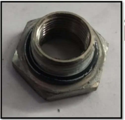 Adaptador hexagonal 32 mm, rosca 22 × 1,5 / 18 × 1,5