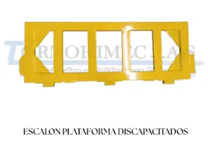 Escalón para plataforma de discapacitados