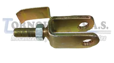 Horquilla doble con pestaña para booster de puerta