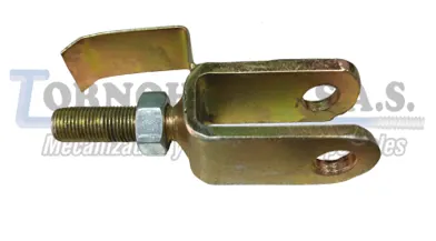 Horquilla doble con pestaña para booster de puerta