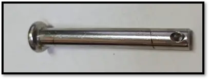 Pasador con caucho para soporte de batería