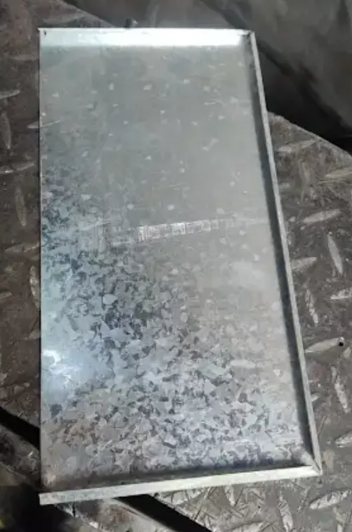 Porta placa galvanizado