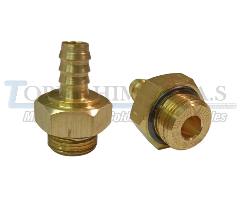 Racor macho en bronce 22 mm × M12 — NQR