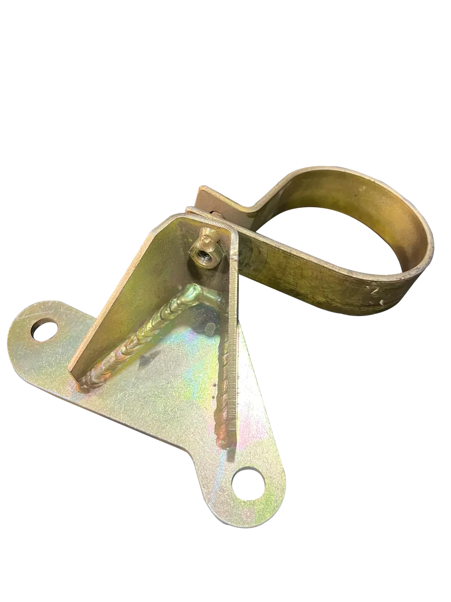 Soporte de exosto con abrazadera
