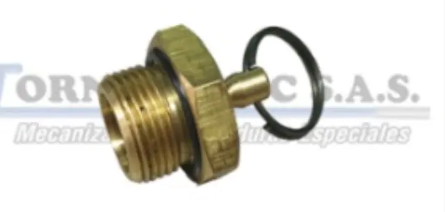 Tapón roscado de drenaje para tanque de aire 22 mm