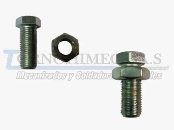 Tornillo y tuerca tope de dirección grado 8