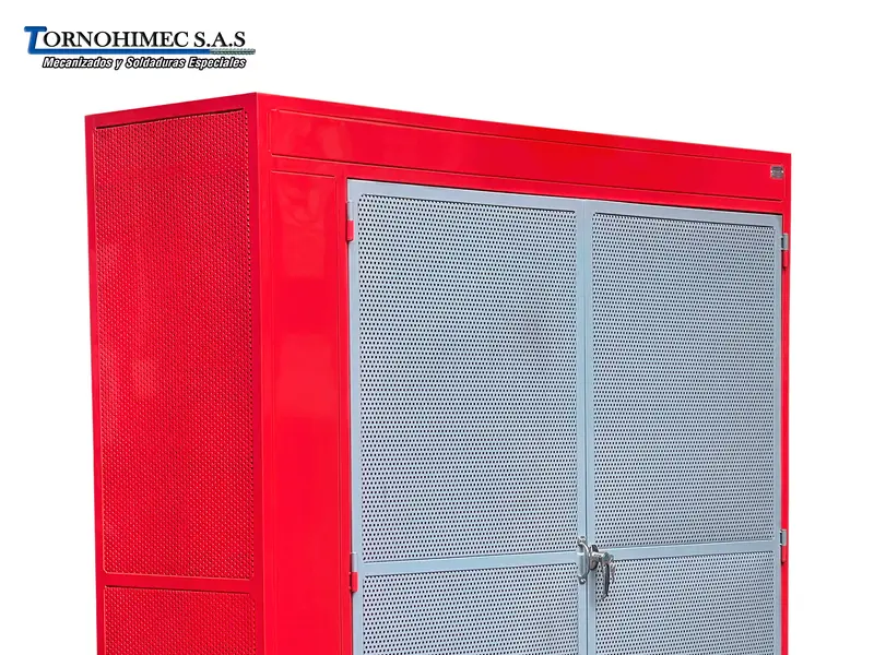 Diseño 3D del mueble metálico